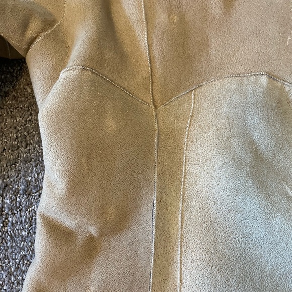 Caramel and beige with suede Jacket - Picture 5 of 10